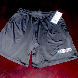 BATTLE black performance shorts made of ultra light material for speed/casual